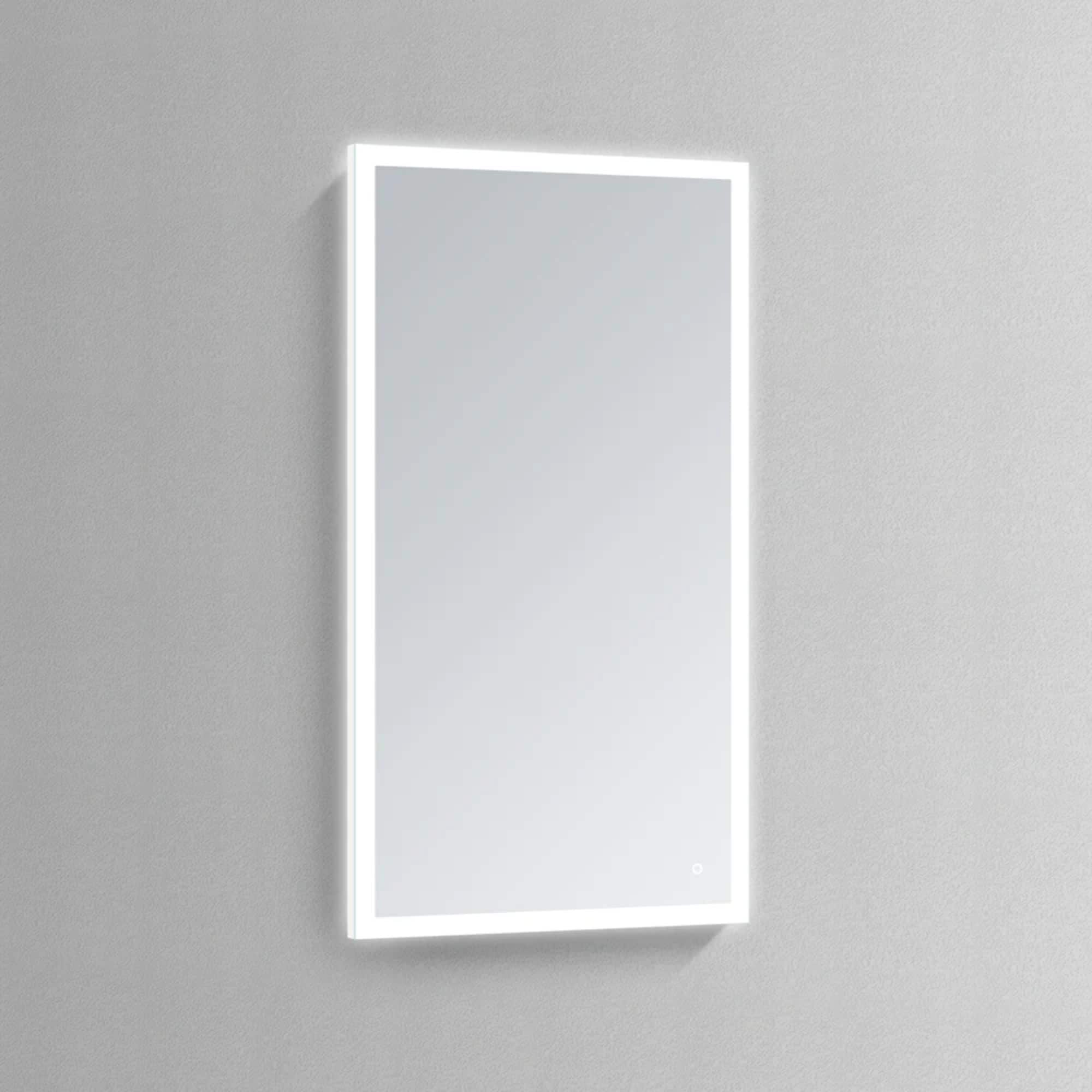Modern Mirror ASTER Wall Mountable Lighted Vanity Mirror with Defogger Touch Control Makeup Mirror for Bedroom and Bathroom Bed Bath Beyond 38364631