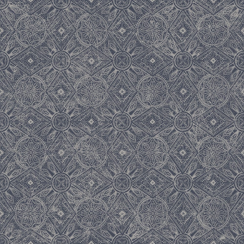 Galerie Wallcoverings Bazaar Geometric Moroccan Paisley Non-woven Metallic Wallpaper Roll