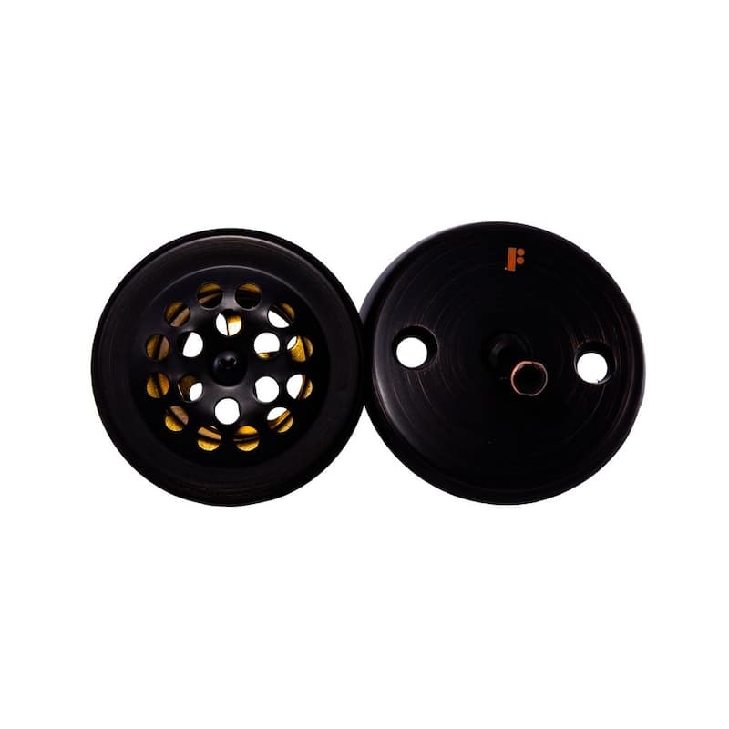 Fine Fixtures Bathtub Shower Drain - 20 Gauge Tubing, Trip Lever Overflow Assembly Tub Drain Kit - Antique Bronze