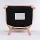 preview thumbnail 11 of 10, Square Rattan Back Dining Chair Set of 2, Cream Linen Fabric Chairs
