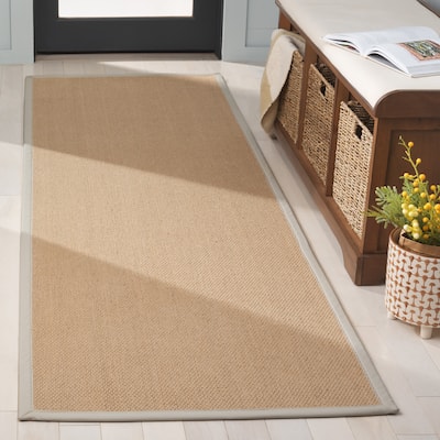 SAFAVIEH Natural Fiber Burgunda Farmhouse Jute Rug