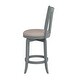 preview thumbnail 13 of 37, Hillsdale Furniture Savana Wood Upholstered Swivel Stool