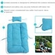 preview thumbnail 6 of 6, Sunnydaze Julia Hanging Egg Chair Replacement Cushions - Cushions Only