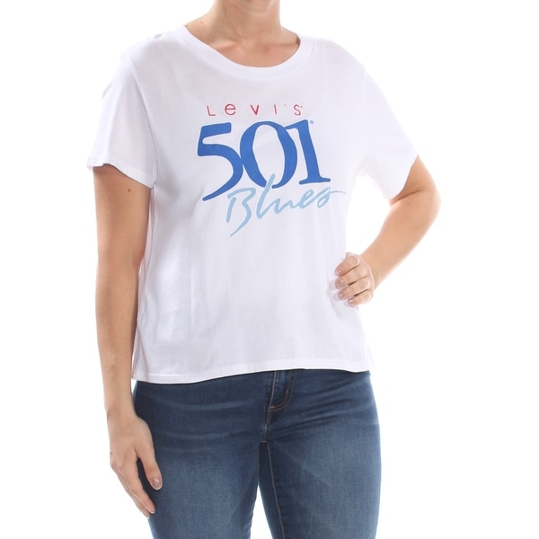 levis top womens white