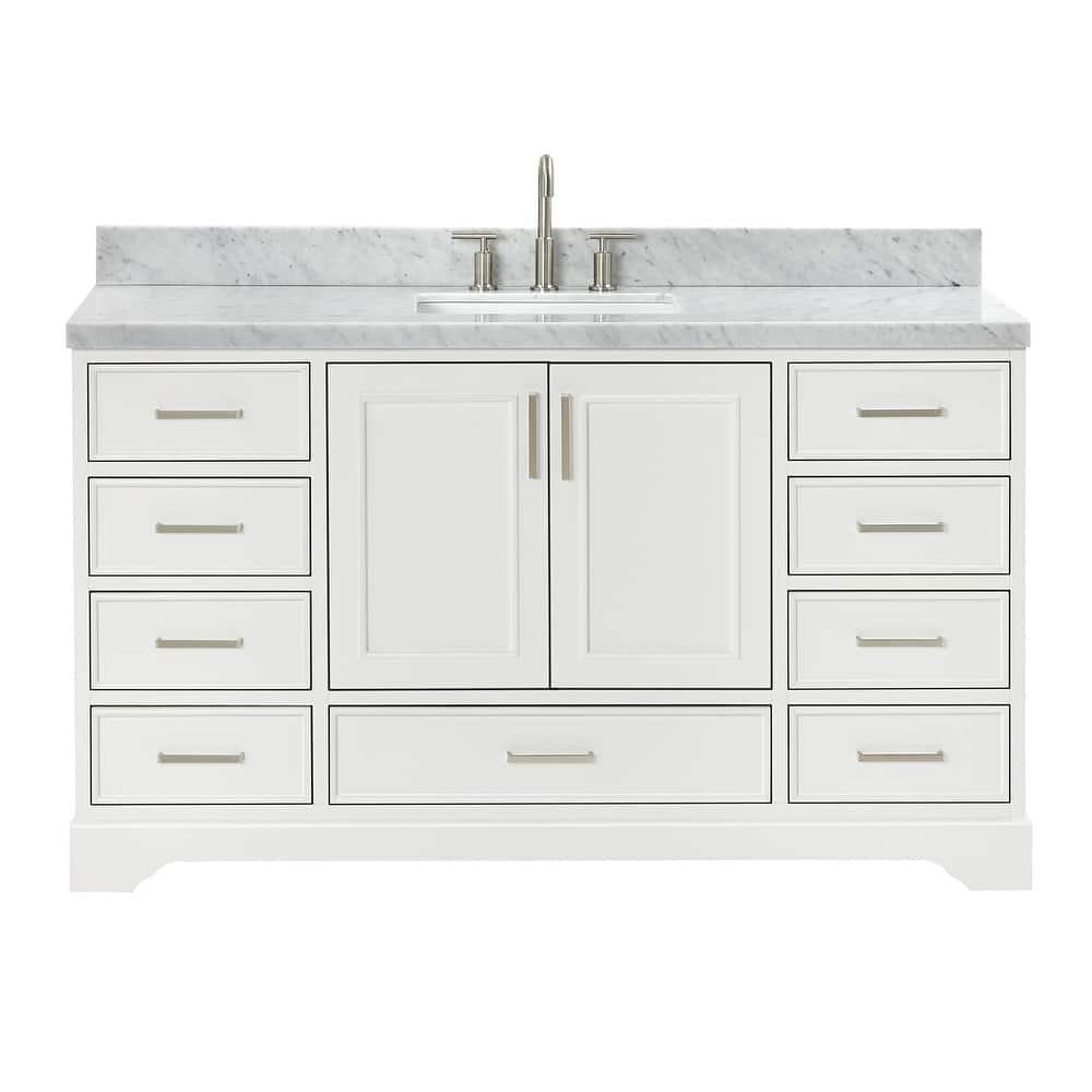 Ariel M061SCWRVO Stafford 60" Free Standing Single Basin Vanity Set