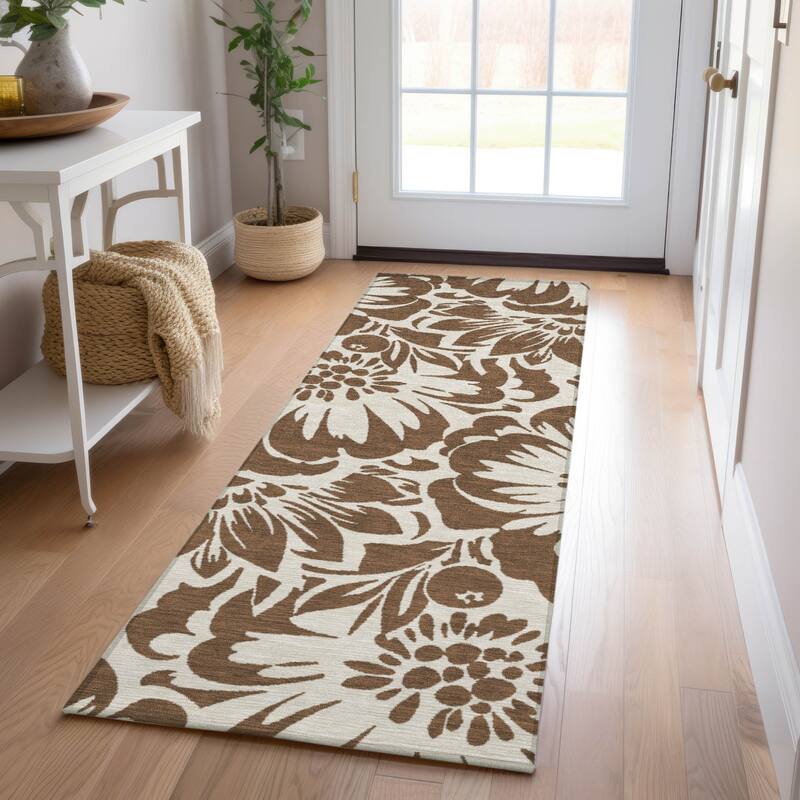 Alfine Garden-Inspired Weather Resistant Versatile Elegance Outdoor Rug