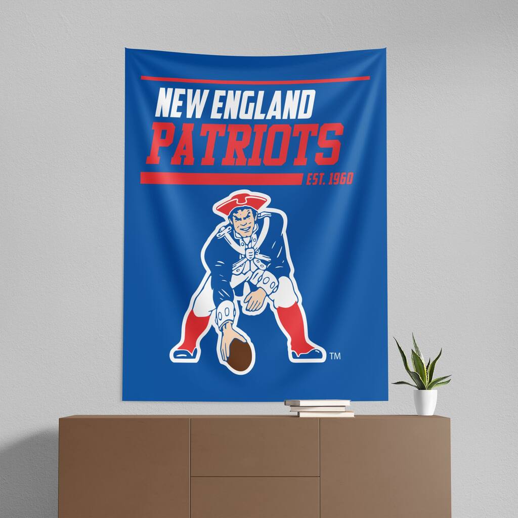NFL New Enland Patriots 40 YD Dash Legacy Patriots Wall Hanging - 50"x60"