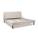 preview thumbnail 57 of 202, Aspen Mid-Century Modern Performance Fabric Low Profile Upholstered Platform Bed