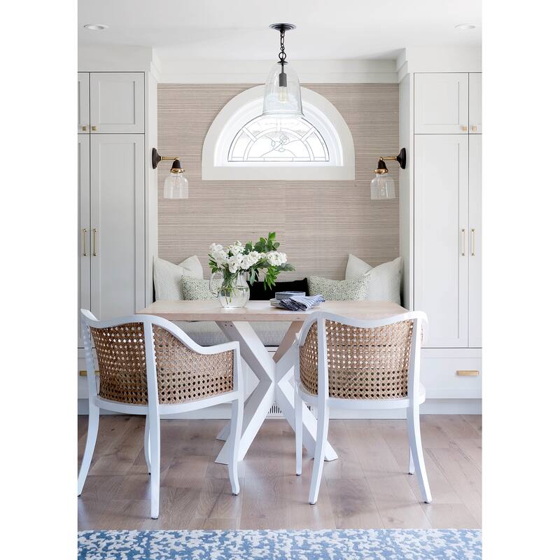 A-Street Prints Kenter Taupe Sisal Grasscloth Wallpaper