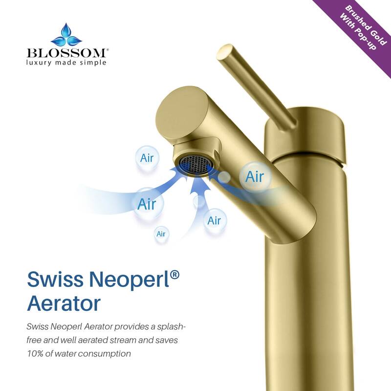 Solid Brass Leed Free Single Handle Bathroom Faucet