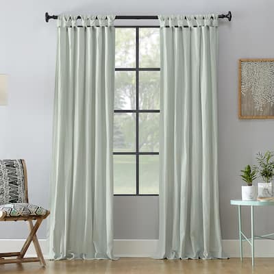 Archaeo Washed Cotton Twist Tab Curtain, Single Panel