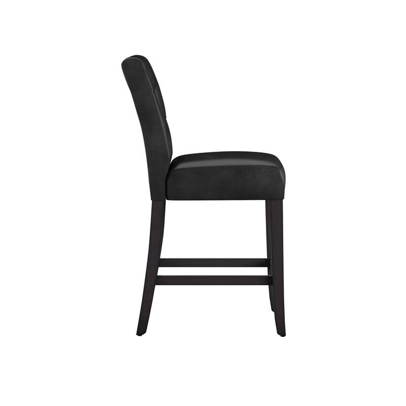 Mendoza Keyhole Counter Height Back Stool (Set of 2) by iNSPIRE Q Bold