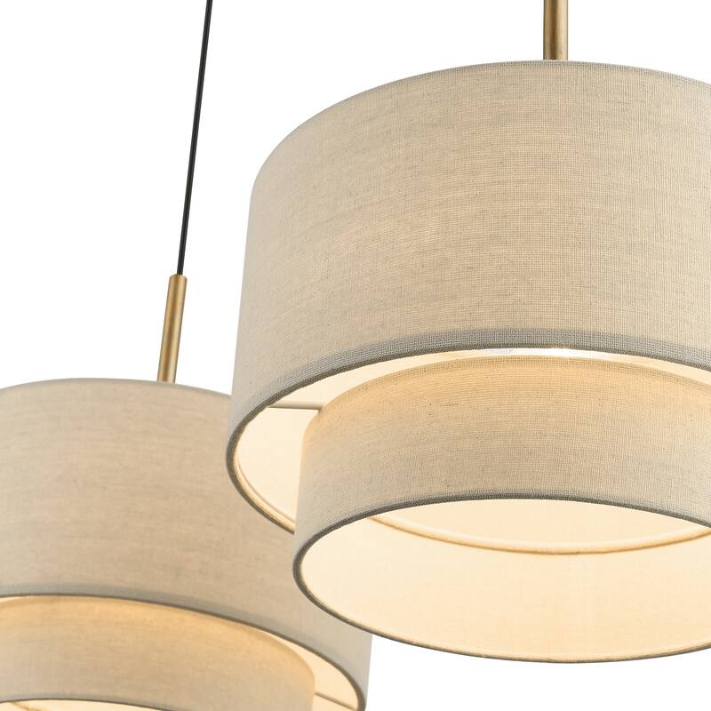 Livex Lighting 58893 Bellingham 3 Light 49" Wide Linear Pendant