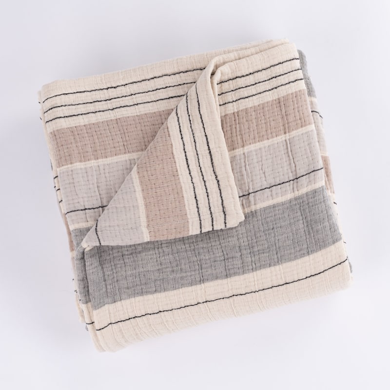 Mayers, Cotton Blend, Ochre, Coverlet