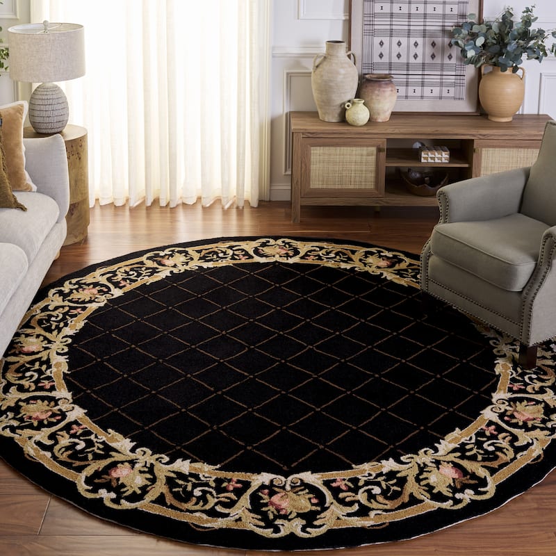 SAFAVIEH Handmade Chelsea Hasime French Country Wool Rug