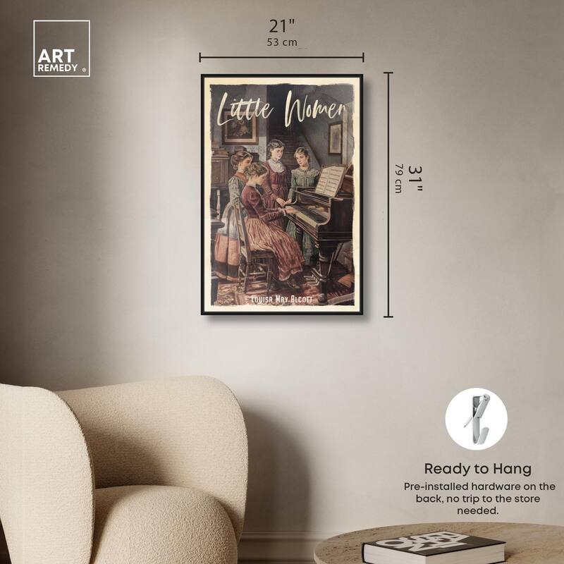 Little Women Canvas by Art Remedy