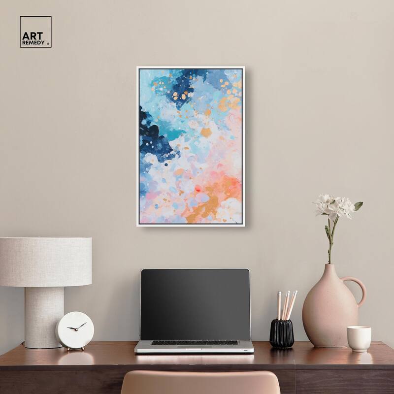 Vibrant Vortex Canvas by Art Remedy