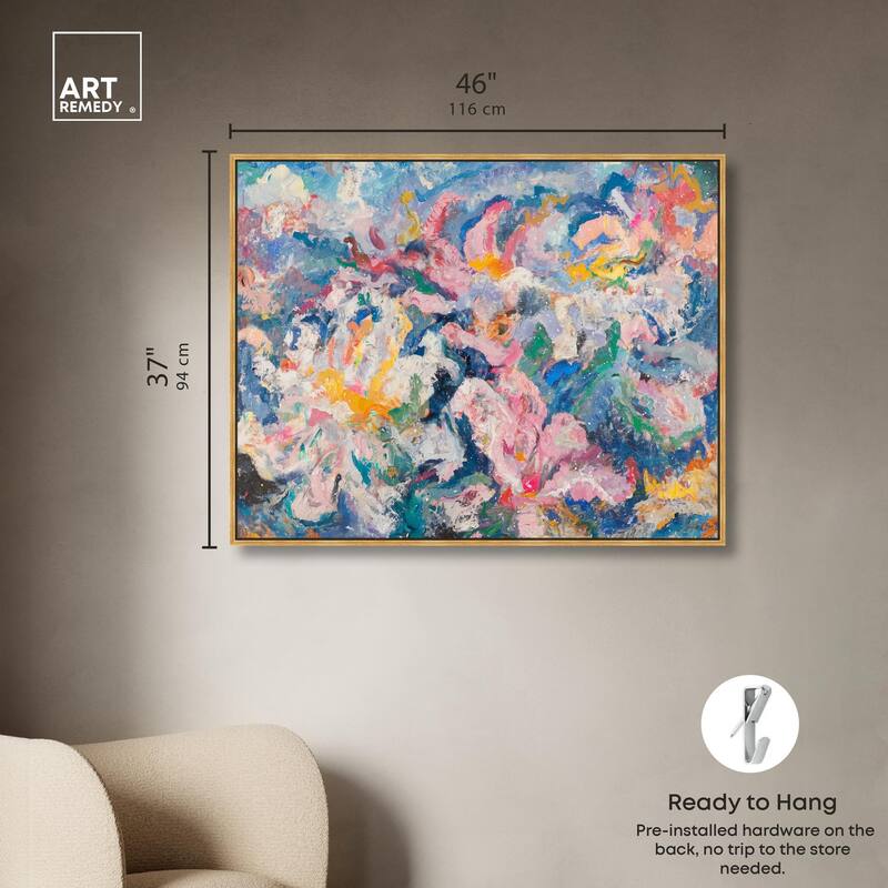 Pastel Riot II Canvas by Art Remedy