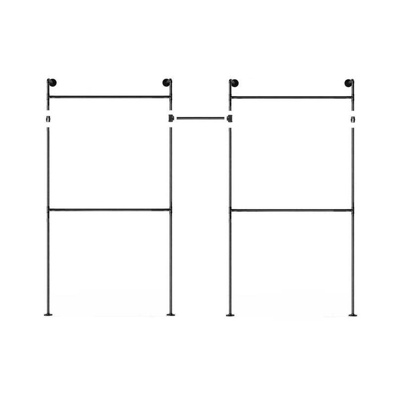 Industrial Pipe Clothing Rack