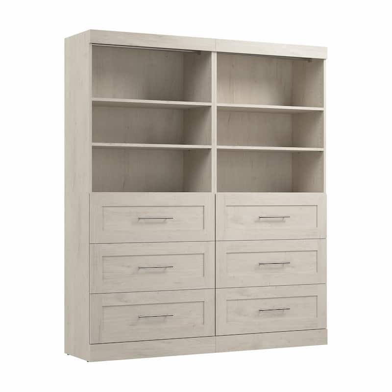 Pur 72W Closet Organizer with Drawers by Bestar