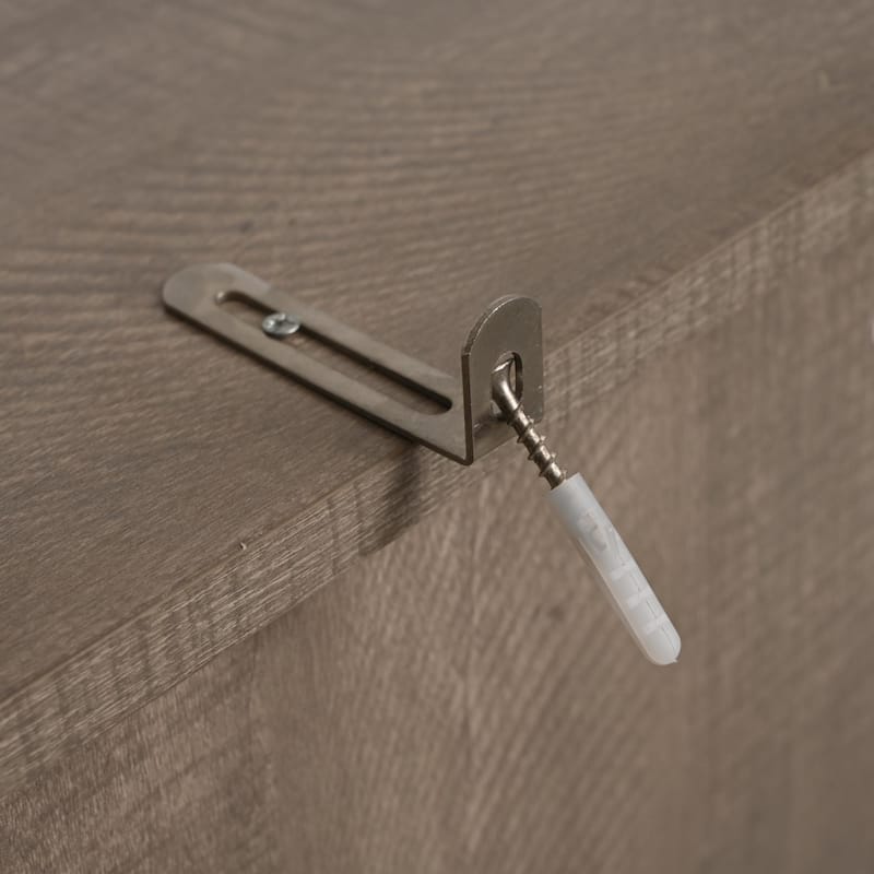 52.8" Farmhouse Buffet Cabinet with Hutch, Kitchen Pantry Storage Cupboard with Pull-Out Side Cabinet, Door Shelves and Drawer