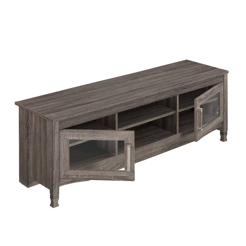 Techni Mobili Grey Driftwood TV Stand,for living room