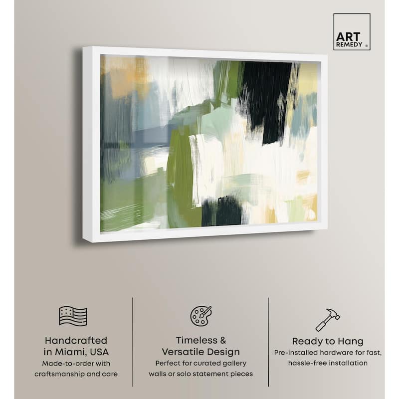 Moss Layers I Shadowbox by Art Remedy