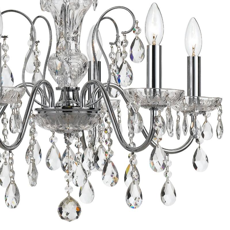 Crystorama Lighting Group Butler 5 Light 23" Wide Crystal Chandelier