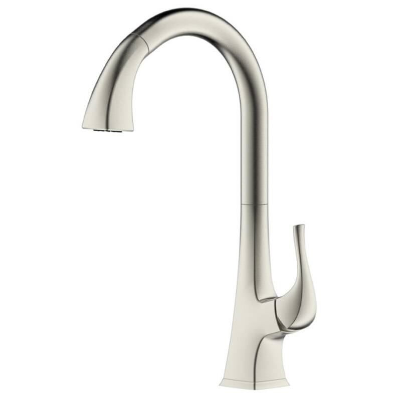 Ultra Faucets Quest Collection Single-Handle Kitchen Faucet With Pull-Down Spray