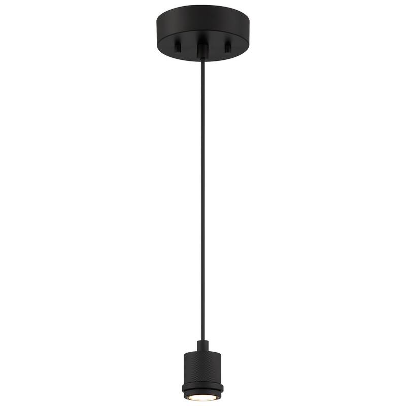 Access Lighting Port Nine Stark LED Pendant - Clear Frosted - Dedicated LED - Matte Black/Clear Frosted