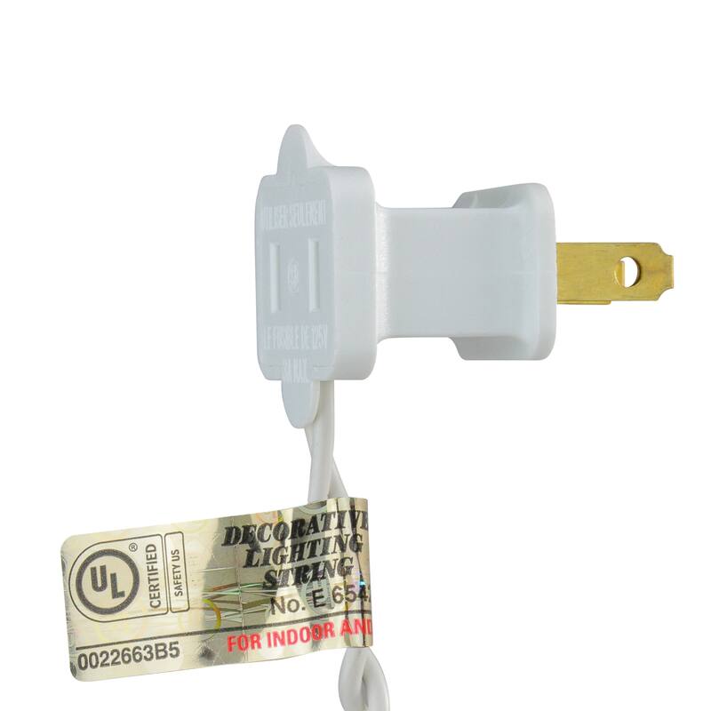 Patriotic Mini Christmas Light Set - 20' - White Wire - 100ct