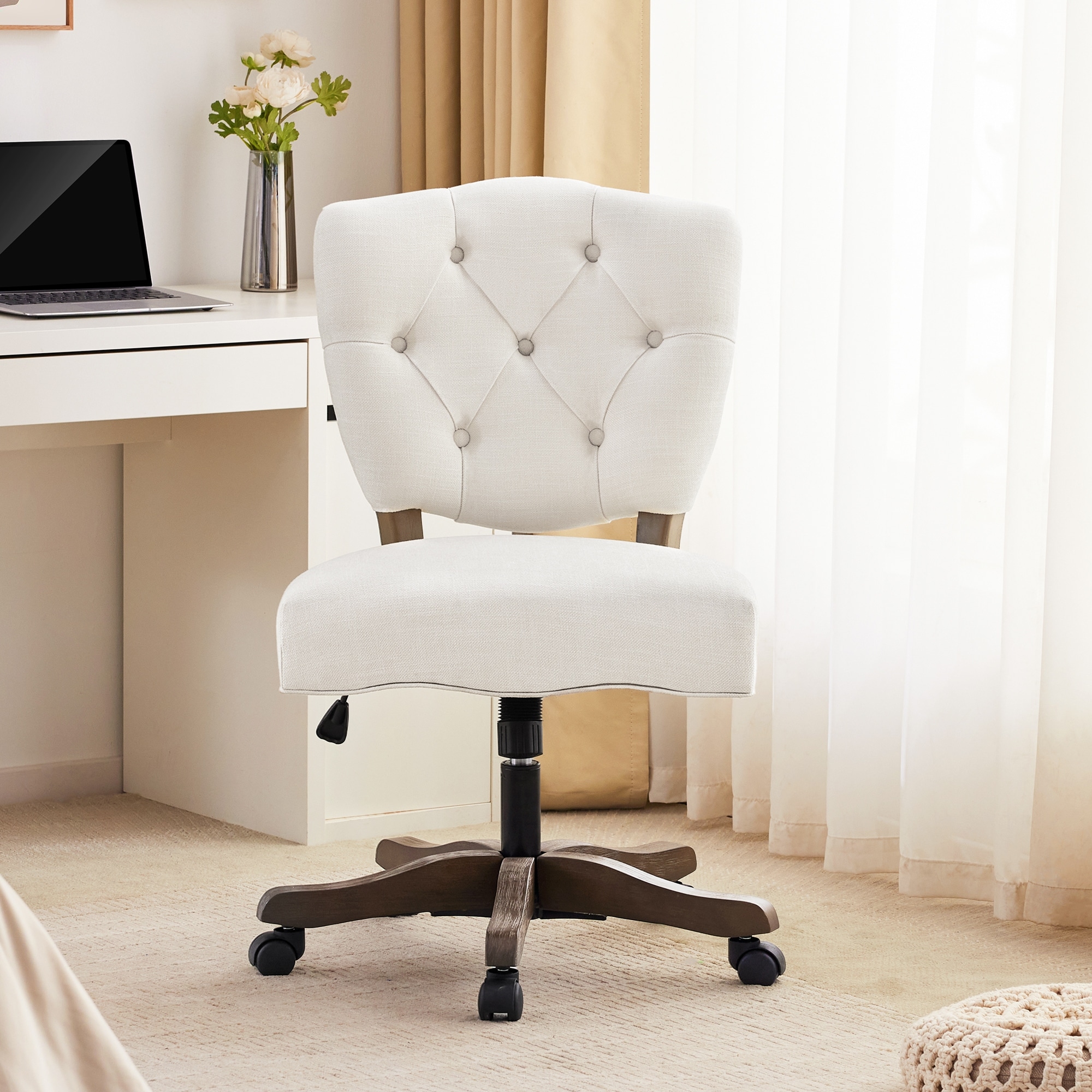 Grey adjustable desk chair cheap