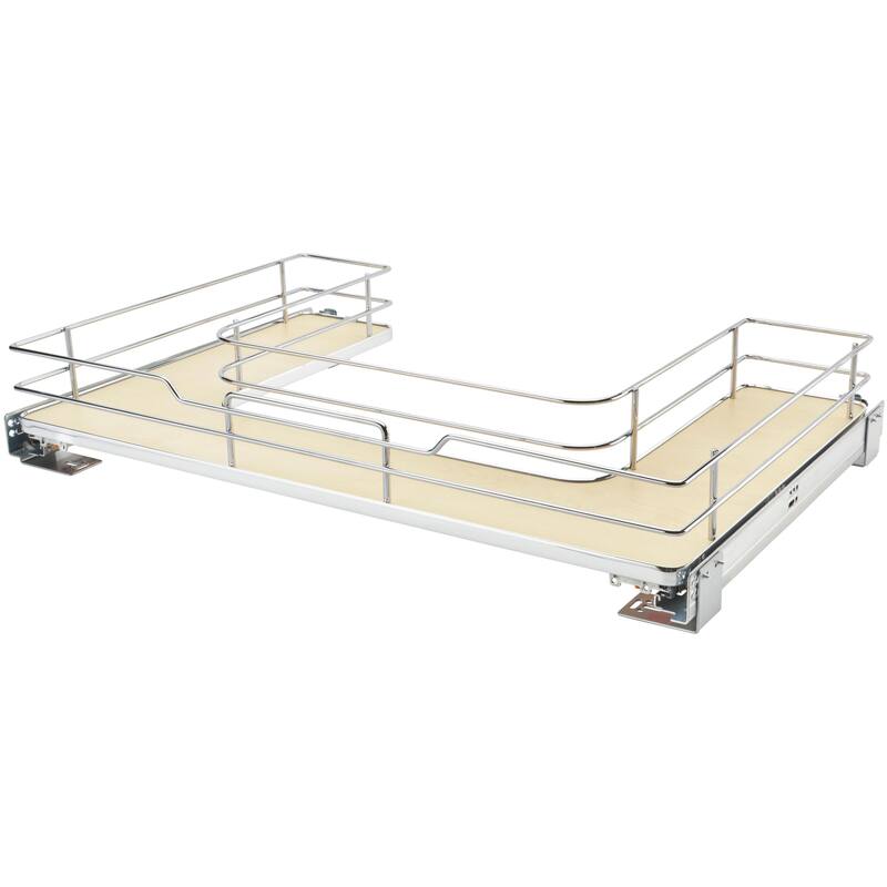 Rev-A-Shelf 5386 Series 33 Inch Pull Out U-Shaped Cabinet Organizer