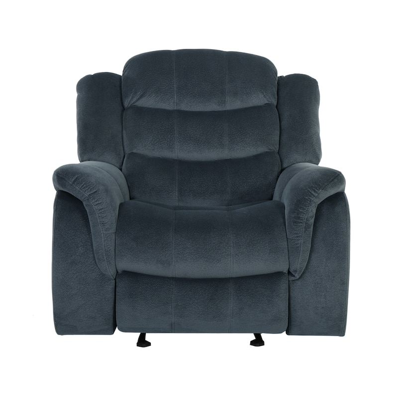 Luxurious Glider Recliner with Plush Fabric Upholstery by Harper&Bright Designs