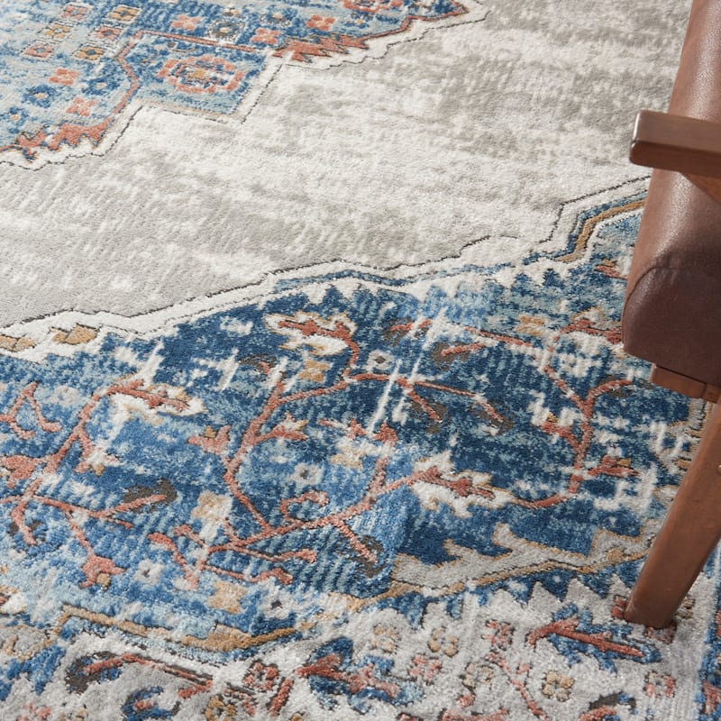 Nourison Concerto Vintage Persian Center Medallion Area Rug