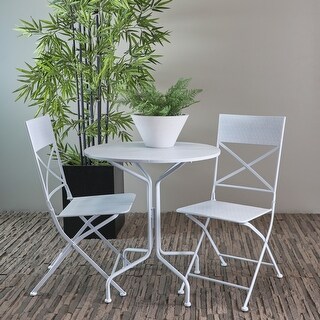 Grey folding bistro set cheap