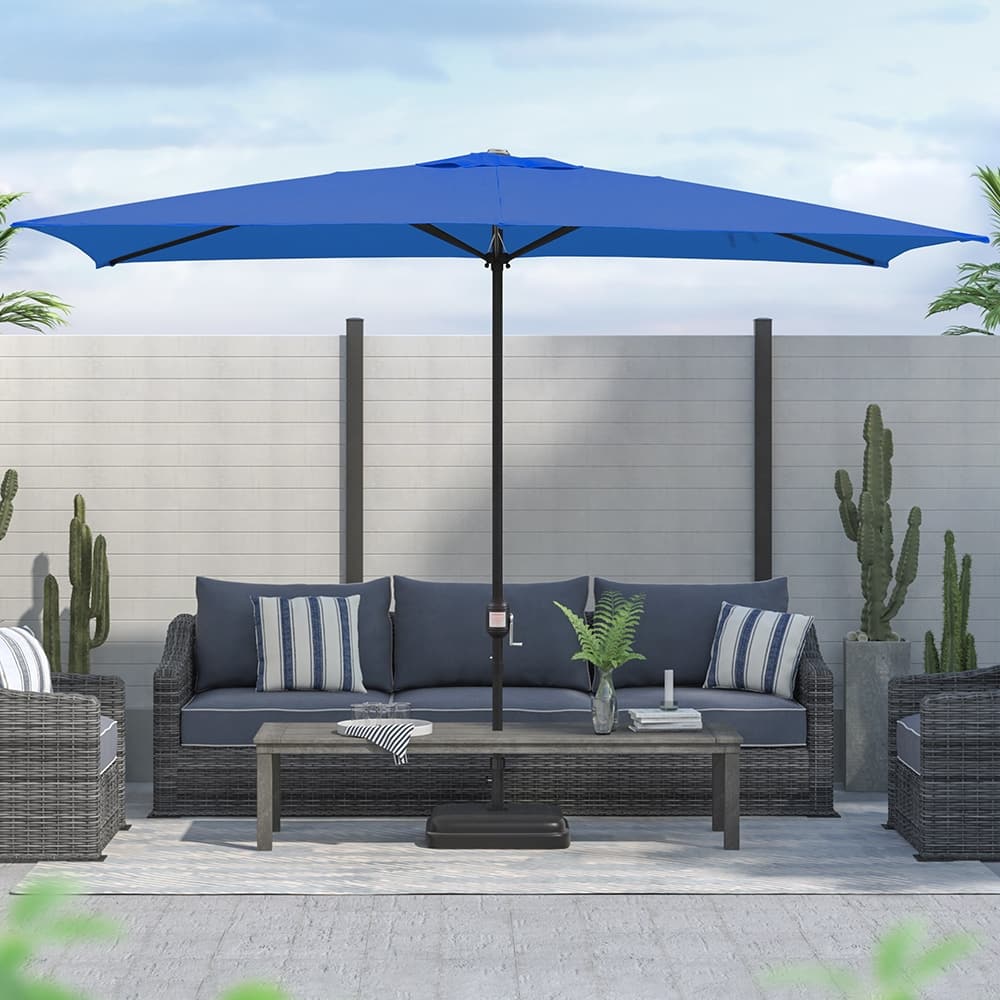 Maypex 10 X 6.5 Feet Rectangular Market Umbrella