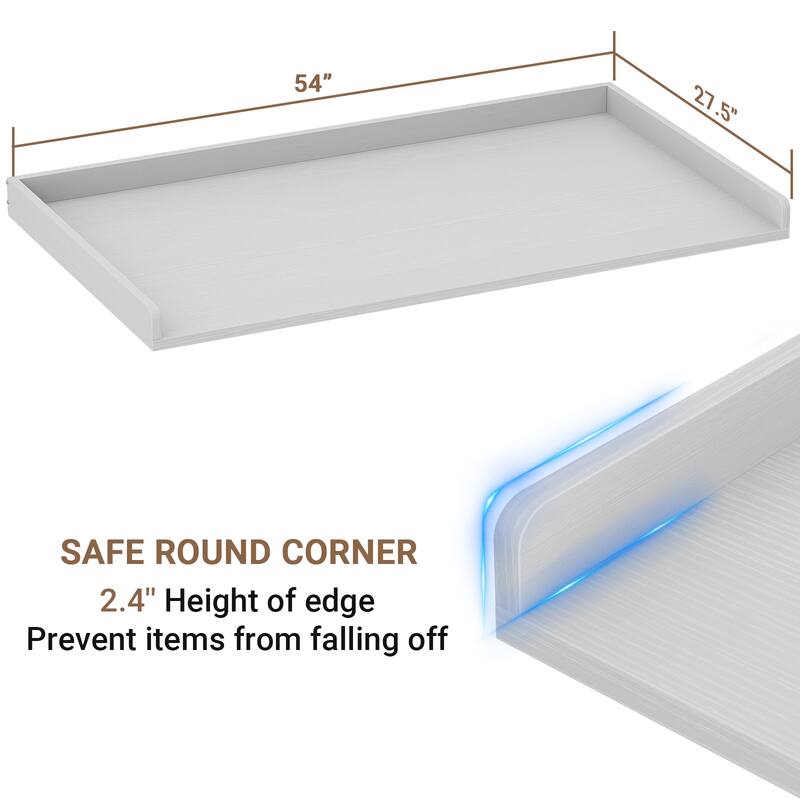 Laundry Countertop for Washer and Dryer, Over Washer Dryer Topper for Storage and Organization