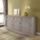 preview thumbnail 11 of 15, 65" Wood Buffet Sideboard Corona Collection | Furniture Dash