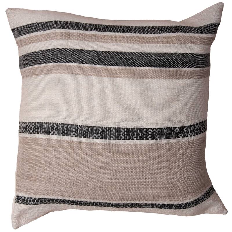 Rizzy Home Stripe Modern Industrial Throw Pillow
