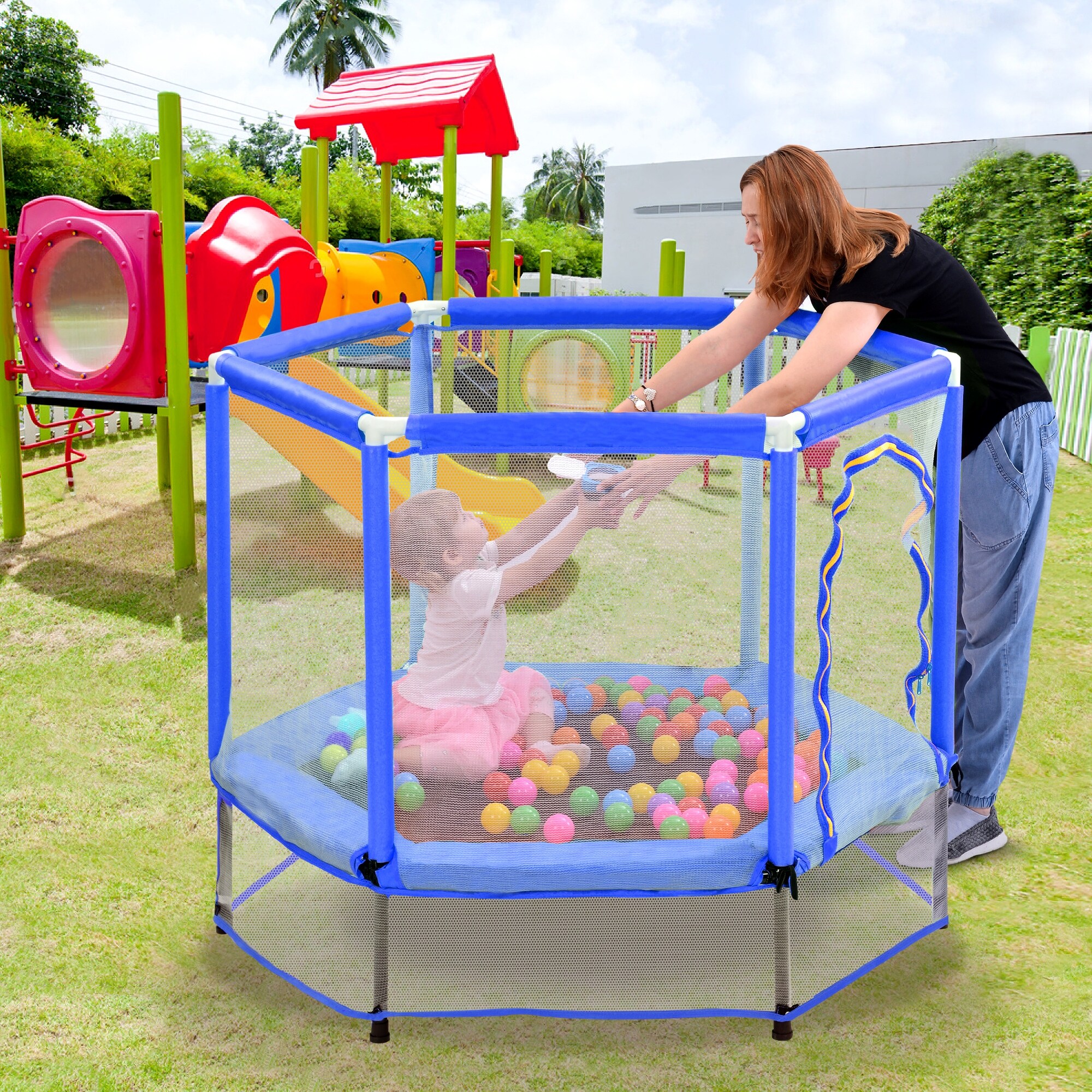 Mini baby trampoline cheap
