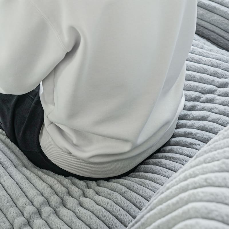 78'' Plush Fabric Loveseat Sofa Lounger Sleep Couch