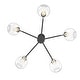 preview thumbnail 5 of 14, Hunter Lochemeade 5 Light Chandelier - Dining Room, Living Room, Entry - Modern Farmhouse, Industrial, Contemporary