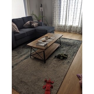 Carbon Loft Oliver Modern Rustic Natural Fir Coffee Table