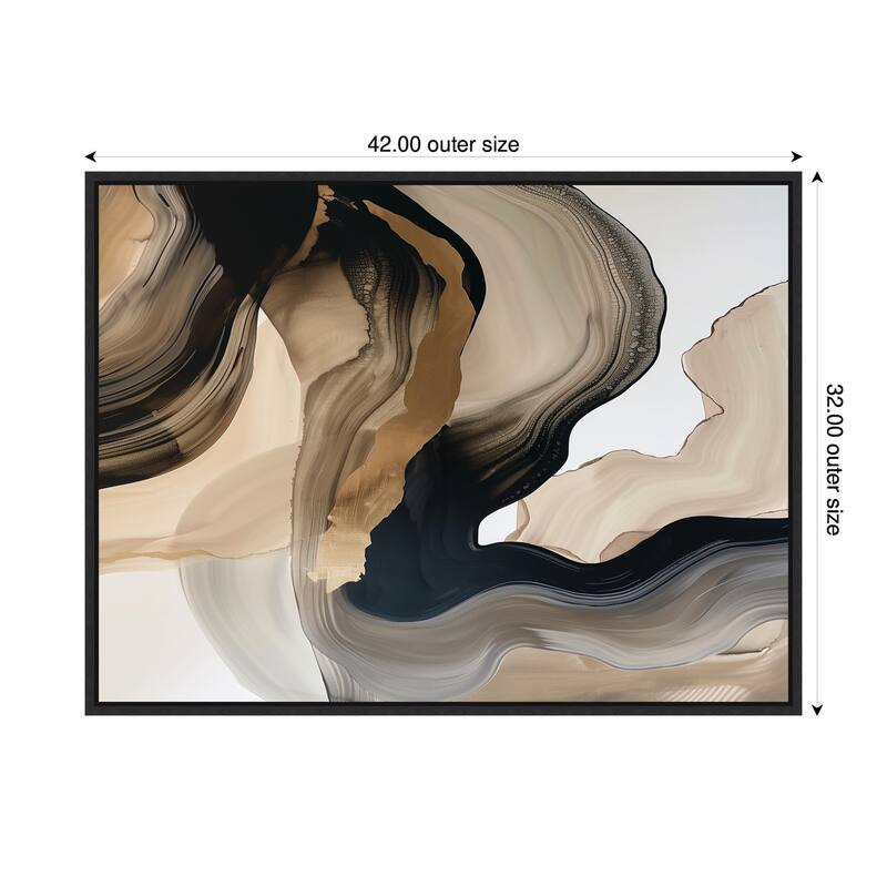 Kate and Laurel Sylvie Abstract Dream I Framed Canvas by Amy Lighthall