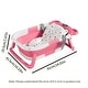preview thumbnail 4 of 8, Folding Baby Bath Tub with Temperature Gauge and Cushion for 0-36 Months, Portable and Lightweight for Outdoor Bathing