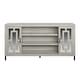 preview thumbnail 10 of 8, 68" TV Stand with Mirrored Doors Fairfax Oak