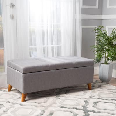 Storage Ottoman Cushioned Seats, Solid Construction, Easy to assemble