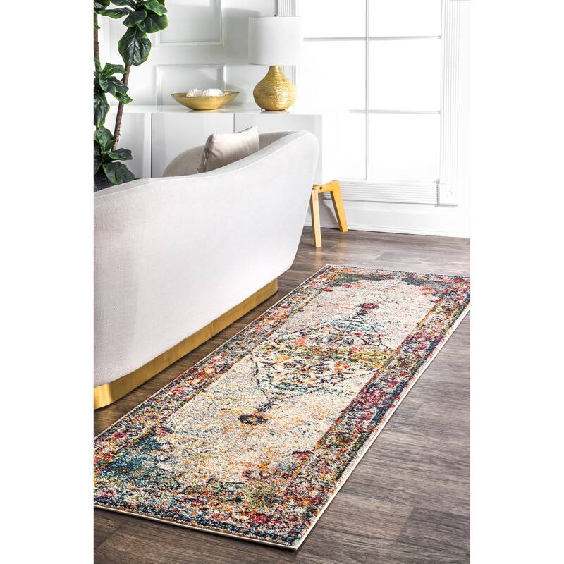 Nuloom Vintage Medallion Veronica Area Rug