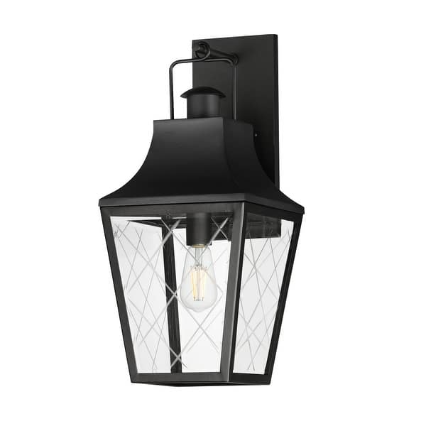 slide 2 of 4, Maxim 30363 Storybook 22" Tall Outdoor Wall Sconce Black